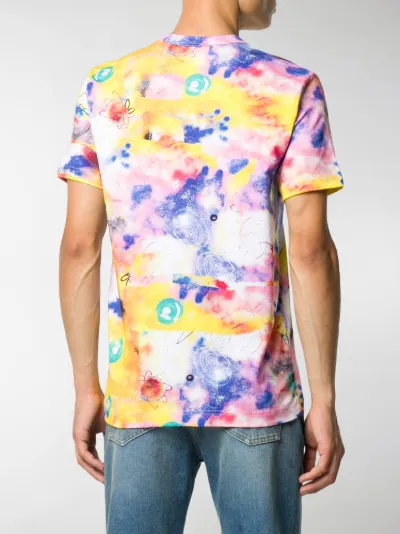 comme des garcons neon shirt