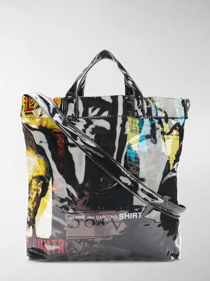 cdg tote bag pvc