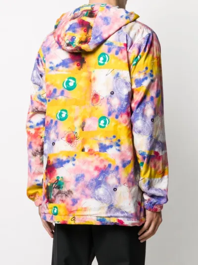 yellow comme des garcons hoodie