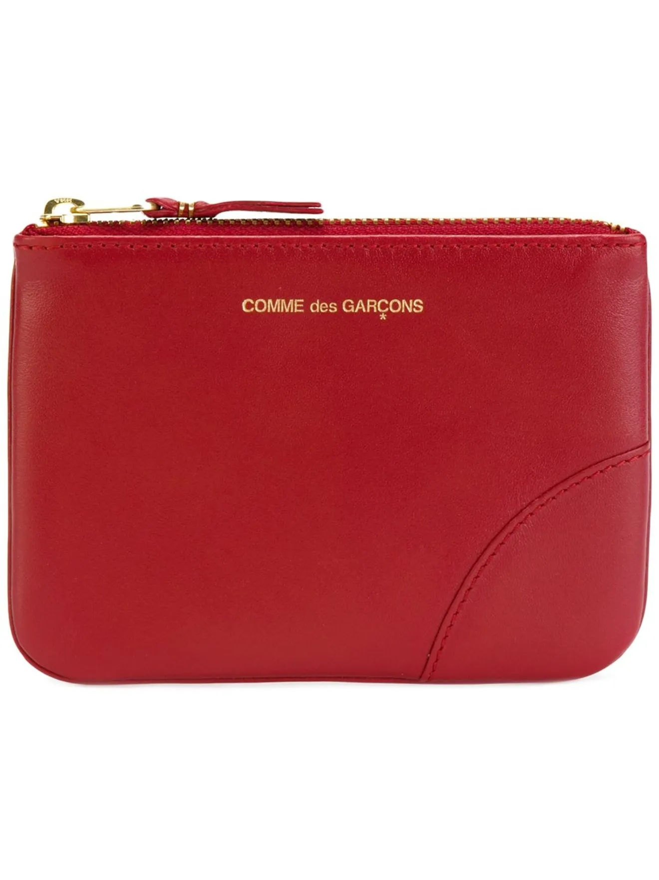 comme des garcons wallet red