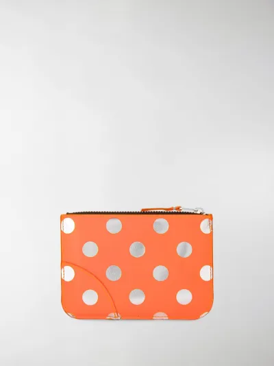 comme des garcons polka dot wallet