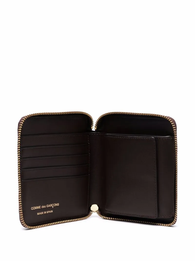 Comme Des Garçons Wallet Portacarte con zip marrone | MODES
