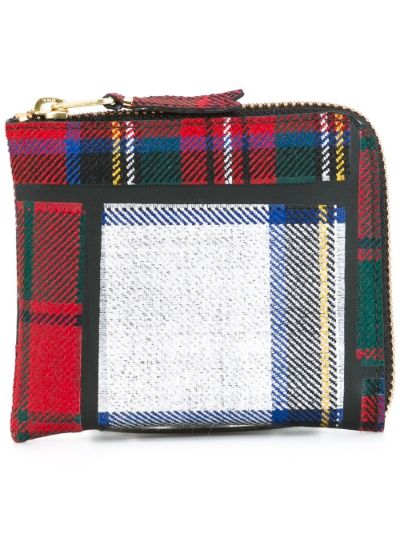 red tartan purse