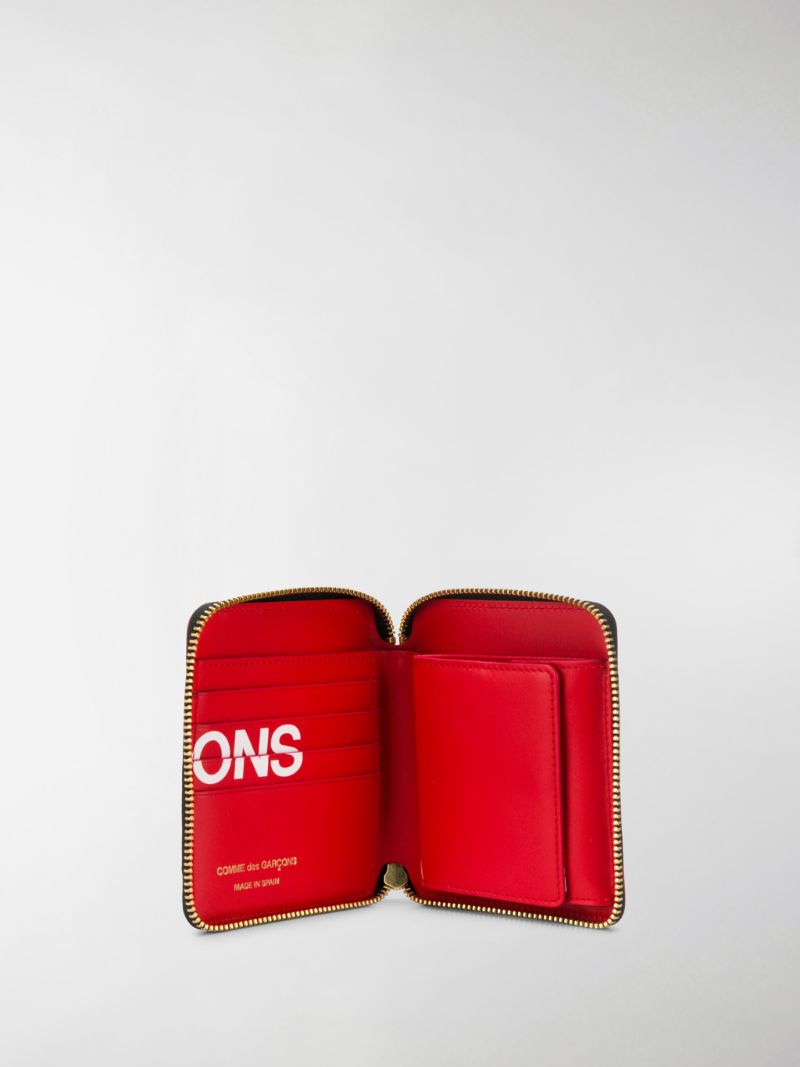 comme de garcon zip wallet