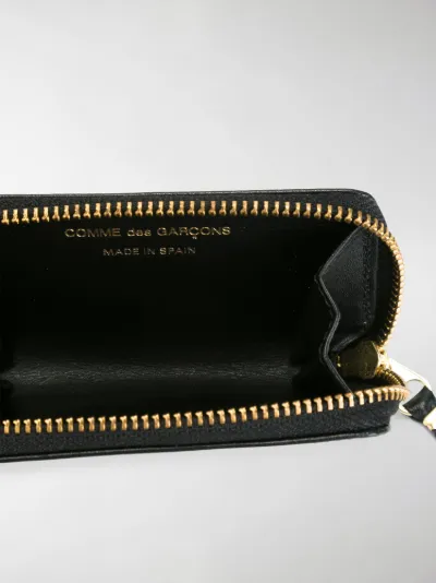 comme de garcon zip around wallet