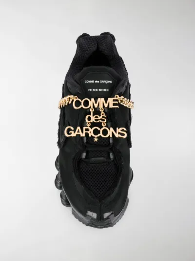 nike shox cdg black