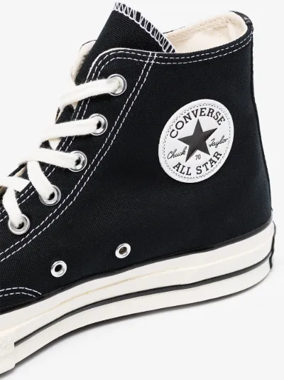 black chuck 70 high sneakers
