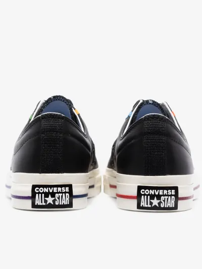 converse star player black leather
