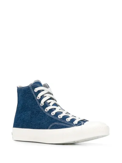 denim high top sneakers