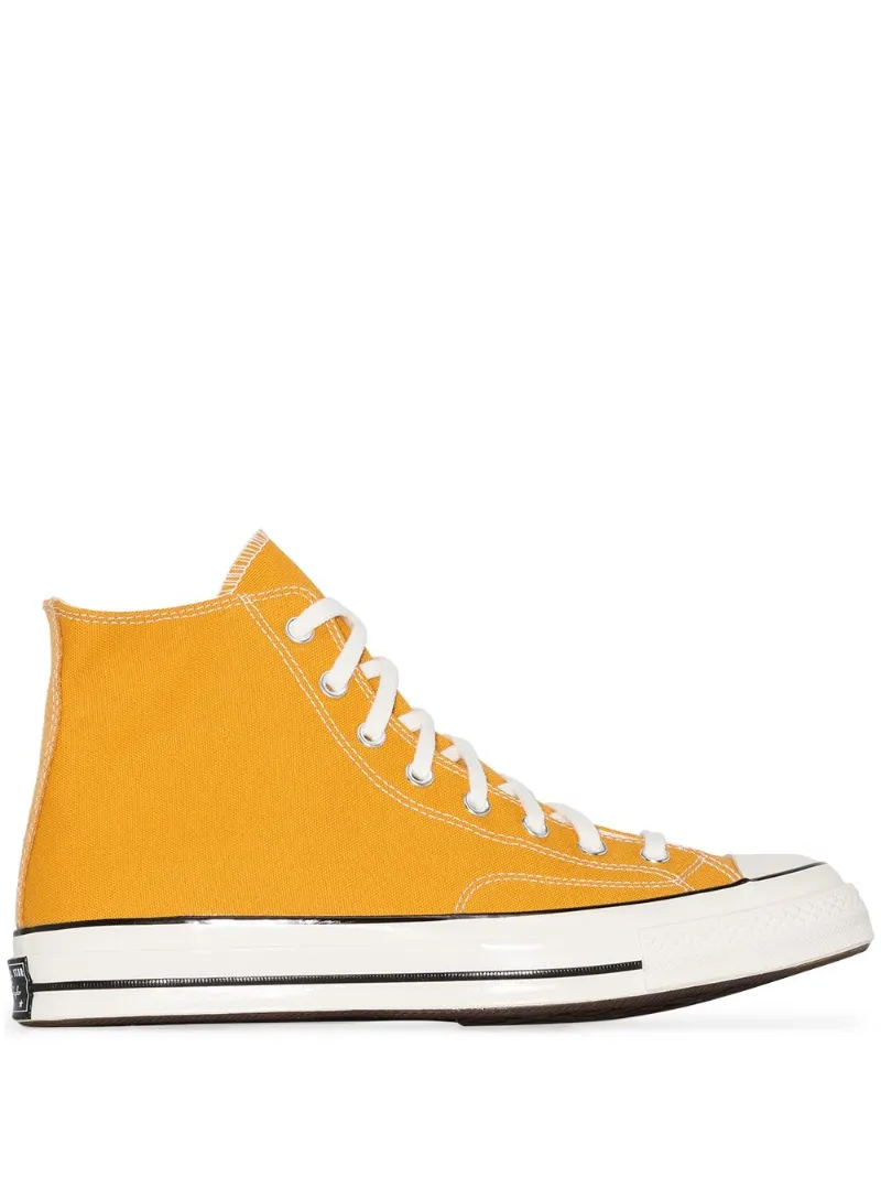 converse yellow chuck 70 high sneakers