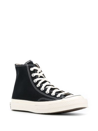 high lace up converse