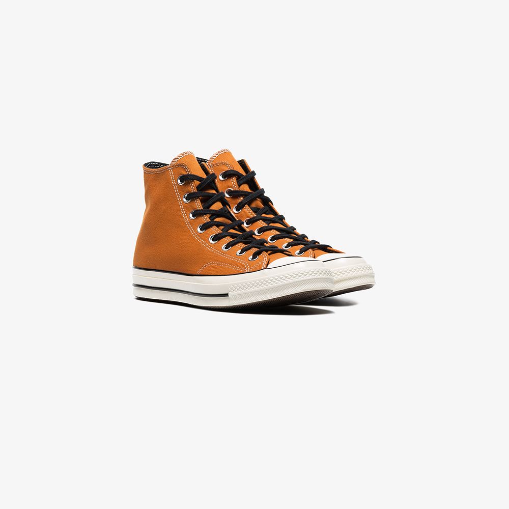 orange converse high tops uk