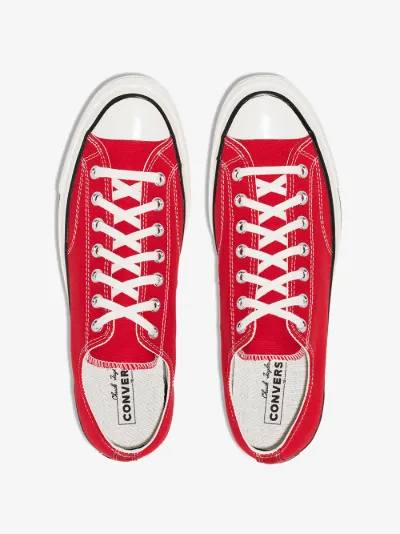 low top converse red