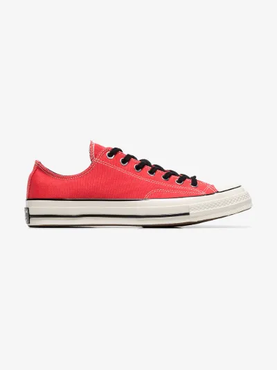 low top converse red