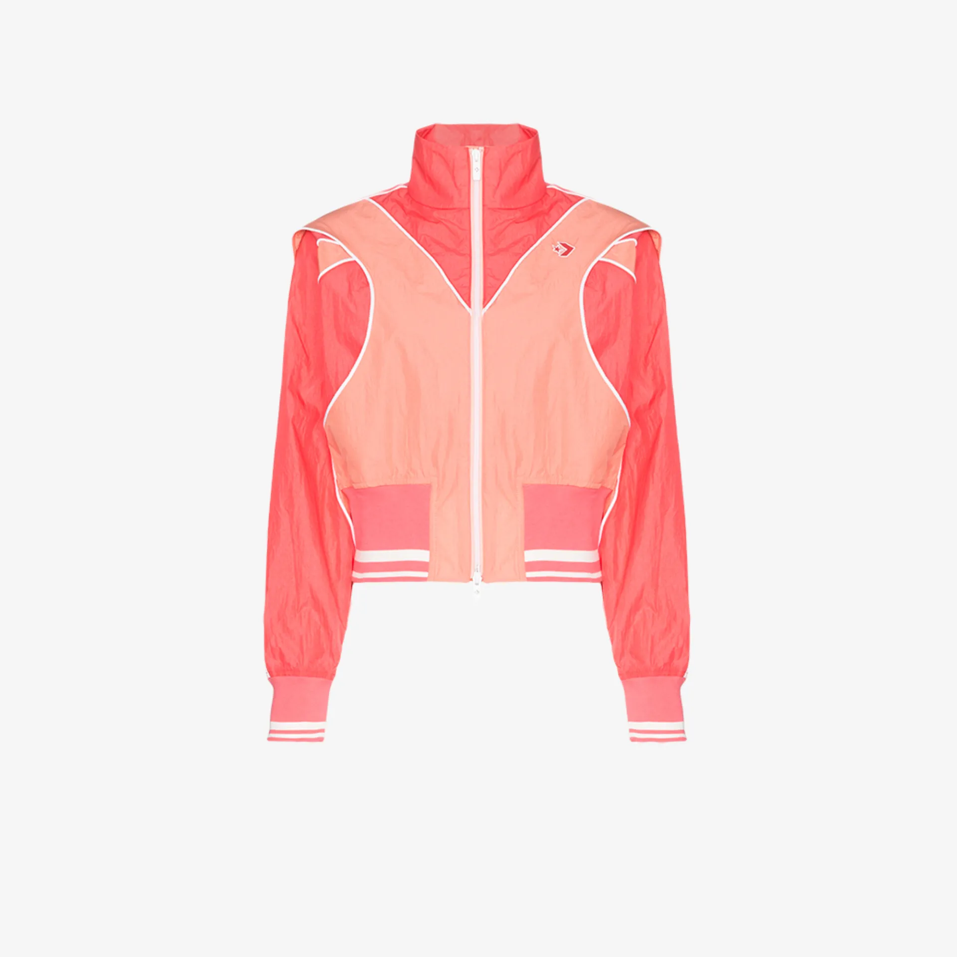 pink converse jacket