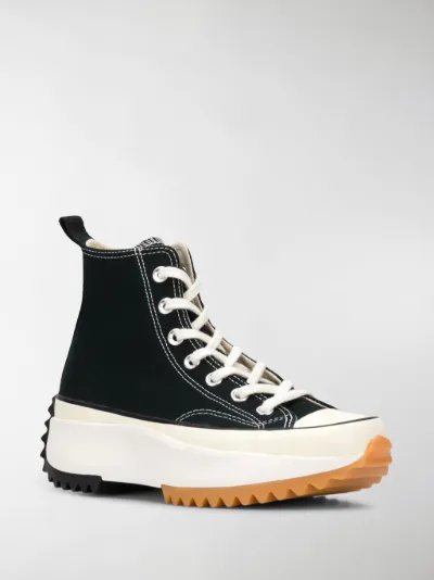 jw anderson x converse run star hike black