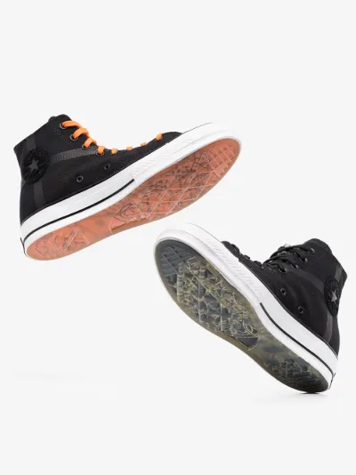 black and brown converse