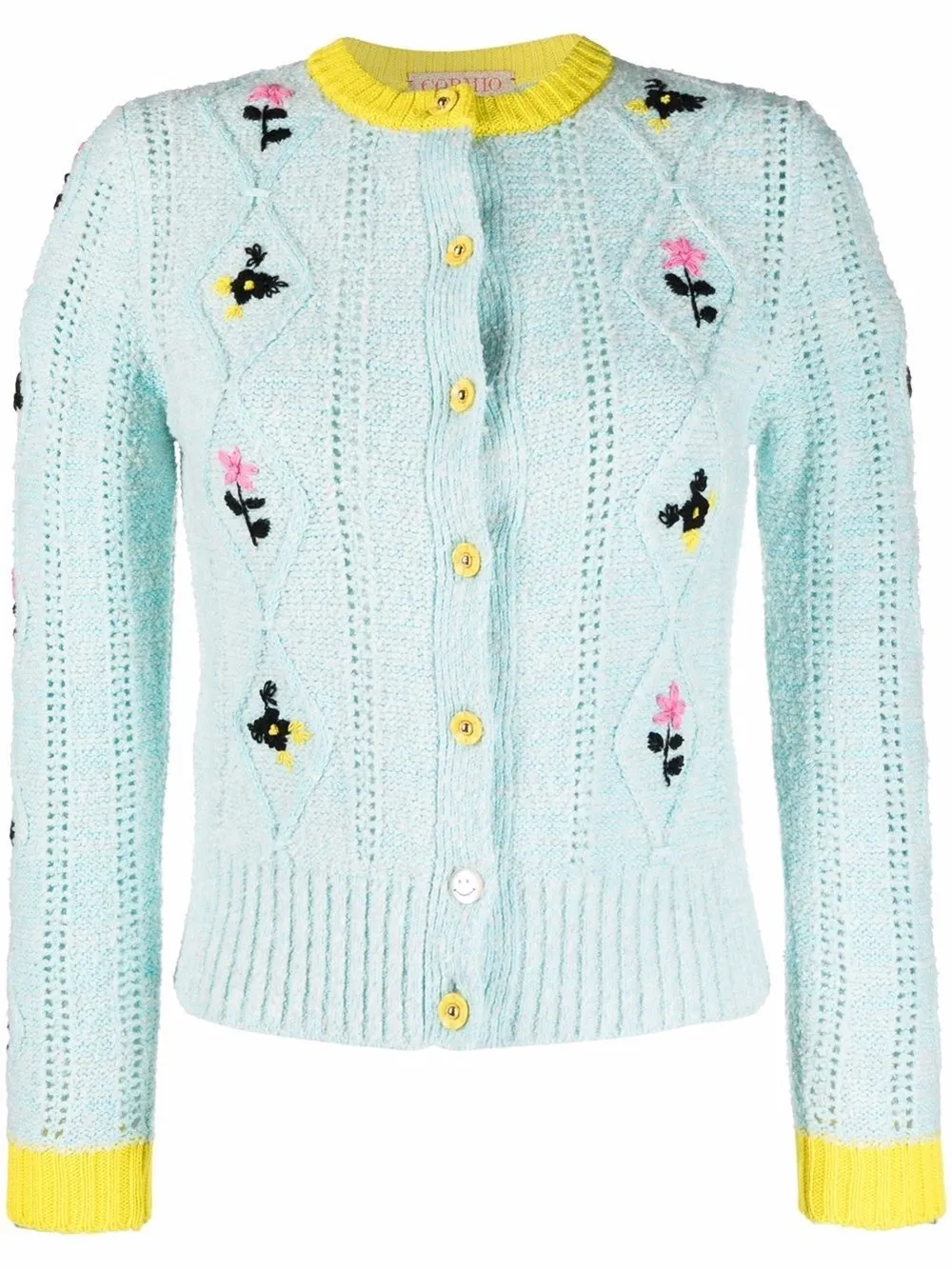 Cardigan con ricamo a fiori | CORMIO | Eraldo.com