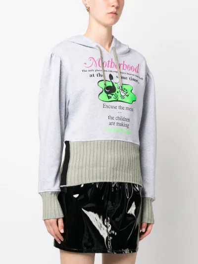 CORMIO hybrid graphic-print hoodie | Eraldo.com LV