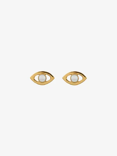 Cornelia Webb Gold Plated Sterling Silver Pearl Stud Earrings On Cornelia Webb Gold Plated Sterling Silver Pearl Stud Earrings