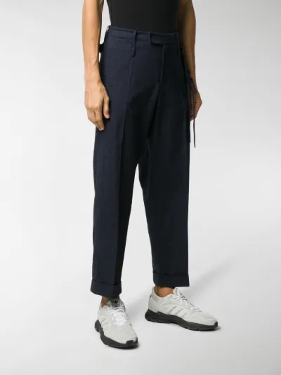 green straight leg pants