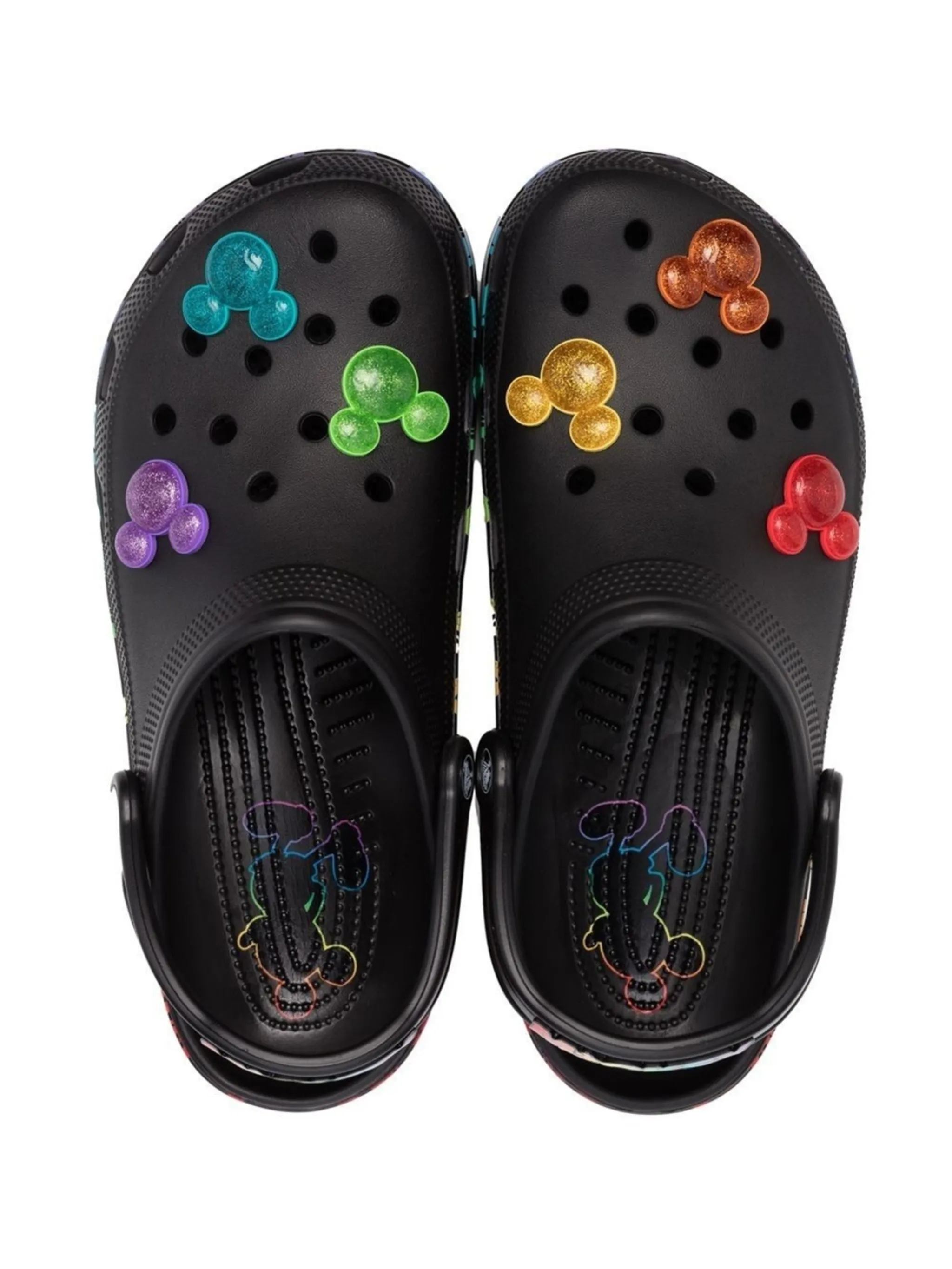 crocs with mickey mouse holes