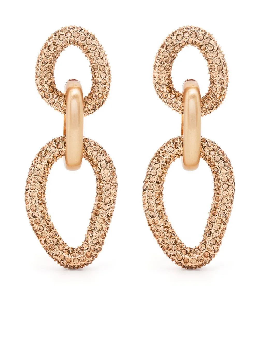 Interlocking deals hoop earrings