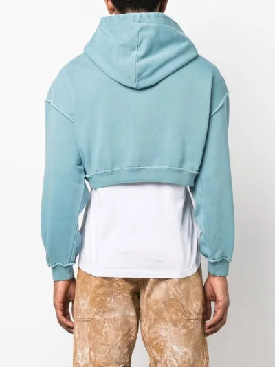distressed cropped hoodie | Daily Paper | Eraldo.com