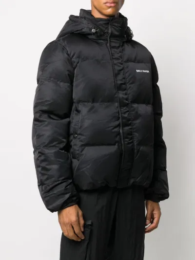 Daily paper clearance puffer jacket black