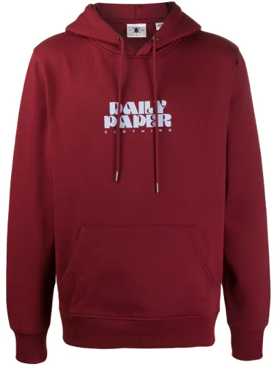 daily paper hoodie red