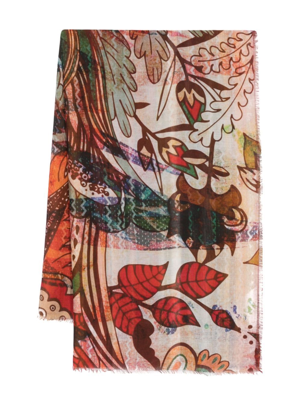 Graphic on sale print scarf