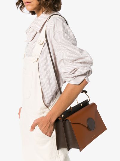 brown Phoebe leather cross-body bag展示图