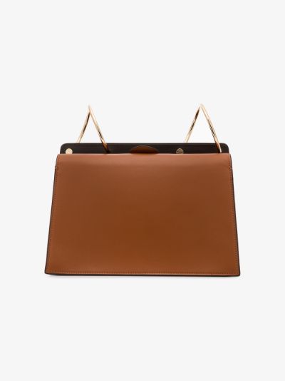 brown Phoebe leather cross-body bag展示图