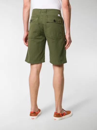 Fatigue distressed effect shorts 