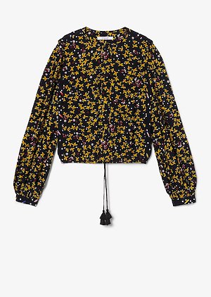 Aster Cropped Jasmine Floral Blouse Aster Cropped Jasmine Floral Blouse
