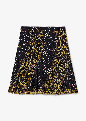 Bronte Mixed Jasmine Floral Print Flare Skirt Bronte Mixed Jasmine Floral Print Flare Skirt