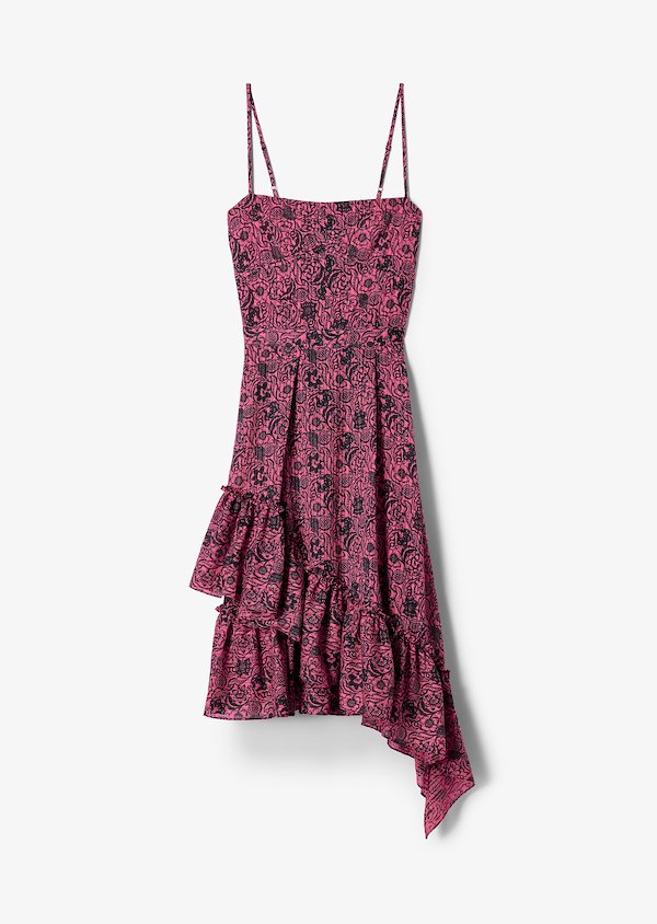 Cami Dress with Asymmetrical Hem Cami Dress with Asymmetrical Hem