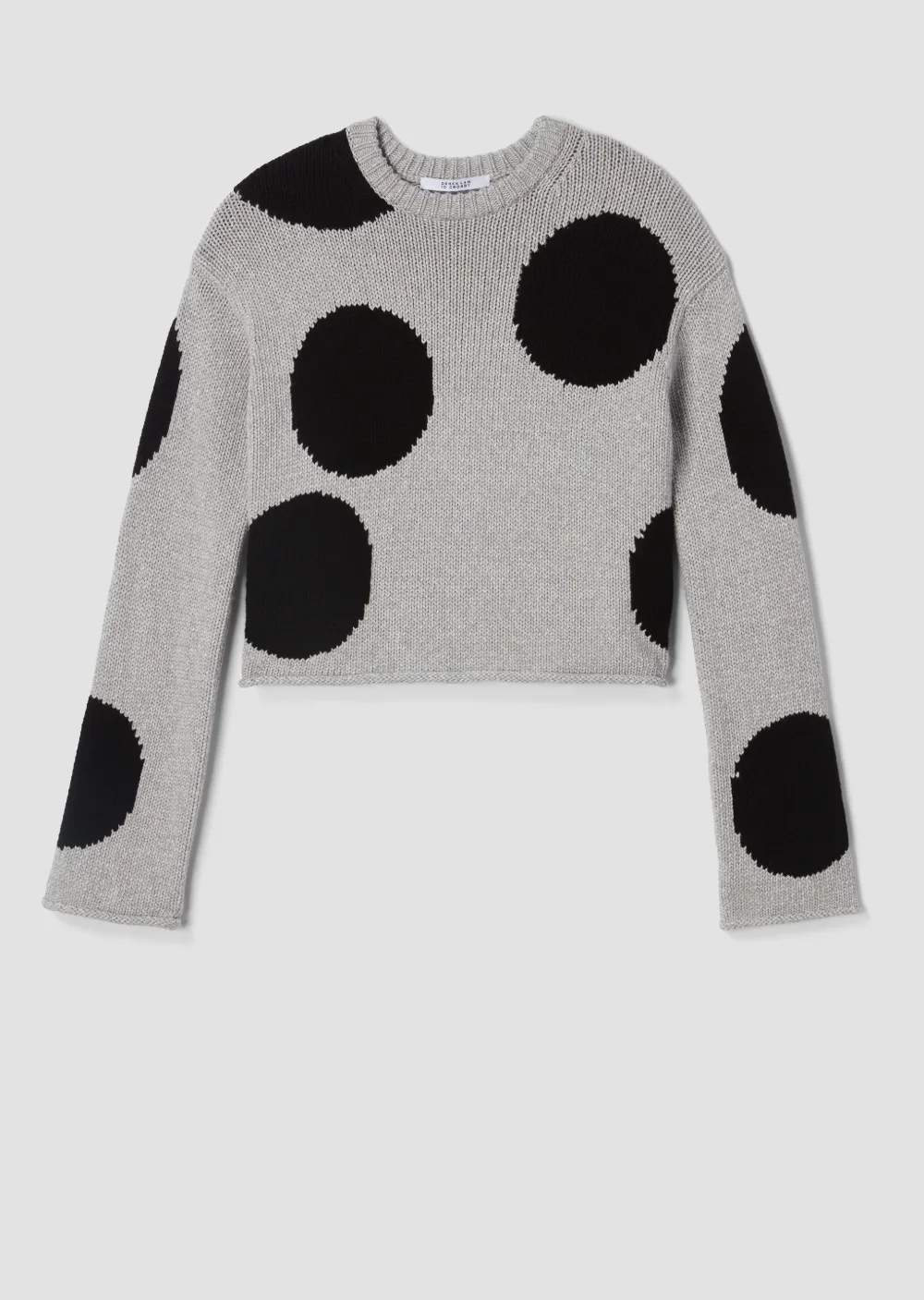Cropped Polka Dot Sweater