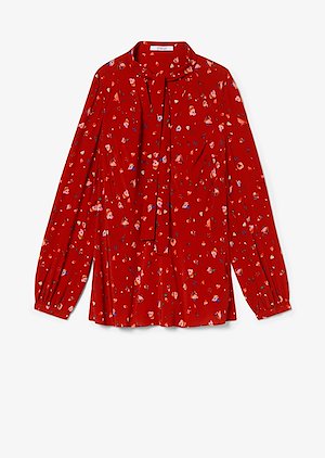 Evadne Splatter Floral Blouse Evadne Splatter Floral Blouse