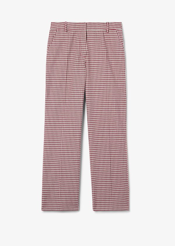 Galen Straight Gingham Twill Trouser Galen Straight Gingham Twill Trouser
