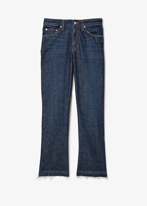 Gia Mid-Rise Cropped Flare Gia Mid-Rise Cropped Flare