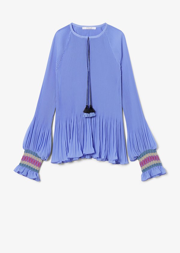 Helena Pleated Blouse Helena Pleated Blouse