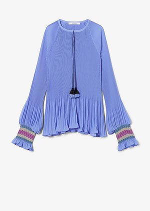 Helena Pleated Blouse Helena Pleated Blouse