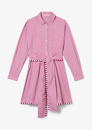 Iona Belted Mini Stripe shirtdress Iona Belted Mini Stripe shirtdress