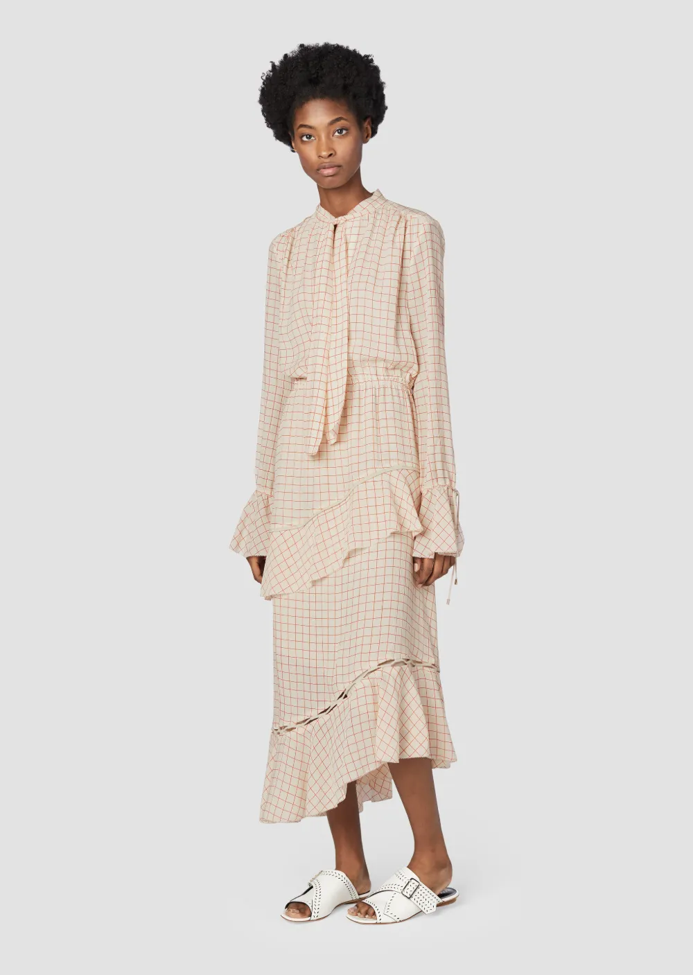 Long Sleeve Tiered Maxi Dress