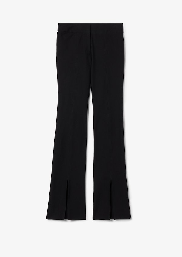 Maeve Slit Hem Crosby Cotton Twill Flare Trouser Maeve Slit Hem Crosby Cotton Twill Flare Trouser