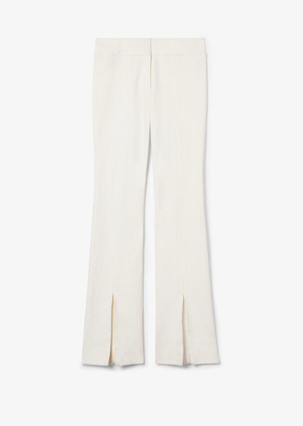 Maeve Slit Hem Crosby Cotton Twill Flare Trousers Maeve Slit Hem Crosby Cotton Twill Flare Trousers