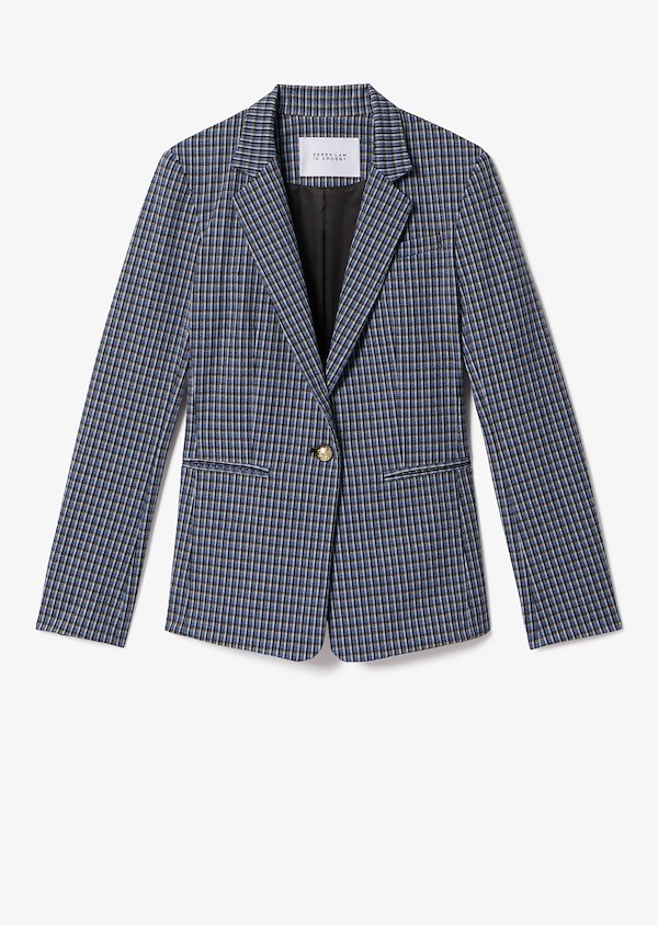 Mouline Check Bowery Blazer Mouline Check Bowery Blazer