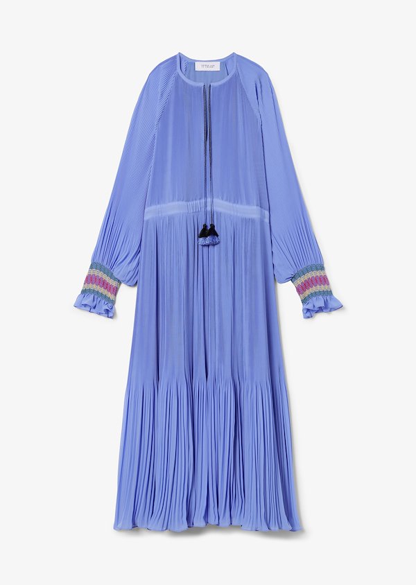Nemea Pleated Maxi Dress with Smocking Detail Nemea Pleated Maxi Dress with Smocking Detail
