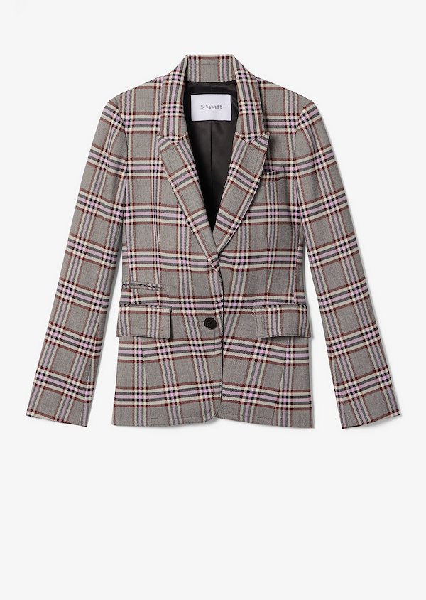 Plaid Twill Blazer Plaid Twill Blazer